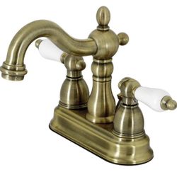 New Kingston Brass KB1603PL 4 in. Centerset Bathroom Faucet
