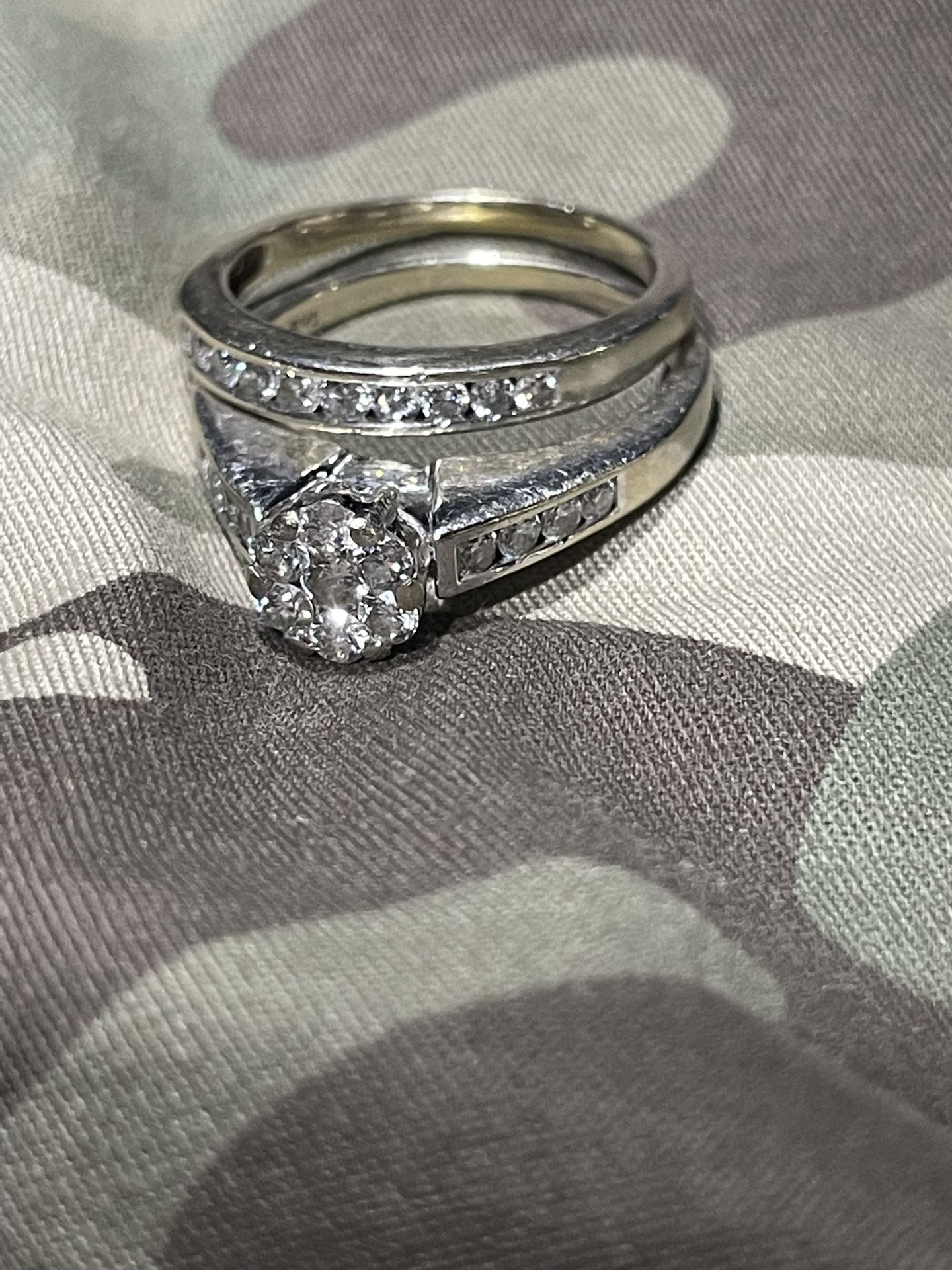 1ct Diamond Bridal Set 14kgold