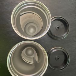 2 New Starbucks Steel Tumbler No Straws