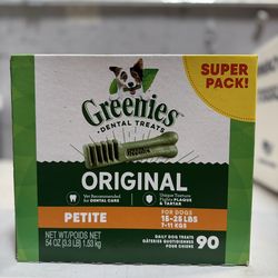 Greenies Original Petite 90‑Count Super Pack – Brand New