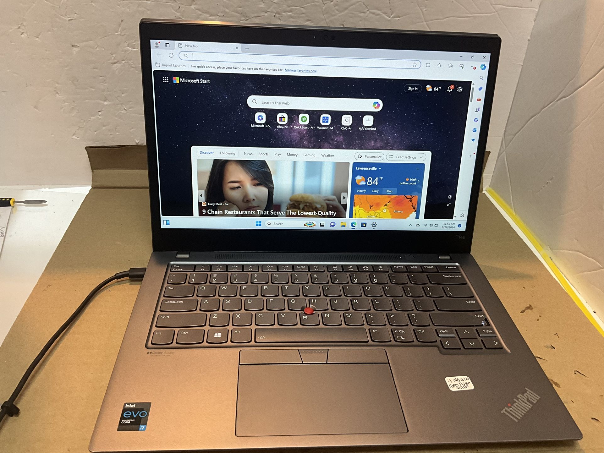 Lenovo ThinkPad T14s Gen 2 14" (contact info removed) Ram 512GB SSD W11 Enterprise   Experience the ultimate in computing power with the Lenovo ThinkP