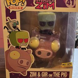 Funko Pop Invader Zim & Gir On The Pig