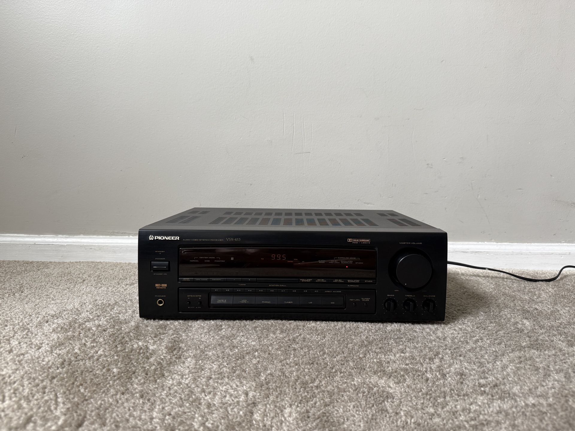Pioneer VSX-453 Home Stereo Audio Receiver