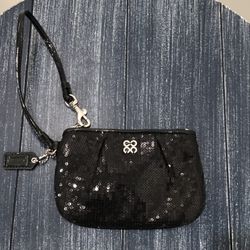 Coach Sequin Wristlet 