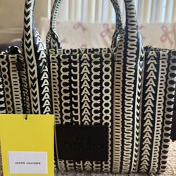 Marc Jacobs The Monogram Women's Leather Small Tote Bag - 2S3HTT001H03 005