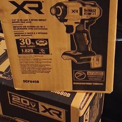 Dewalt 20 v max brushless 3 speed 1/4 inch impact driver