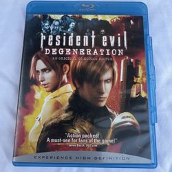 Resident Evil Degeneration An Original CG Motion Picture Blu-Ray