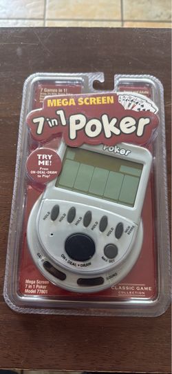 Mega Screen 7 in 1 Poker Handheld Game