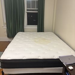 Queen Size Bed Stand, Spring Box and Mattress