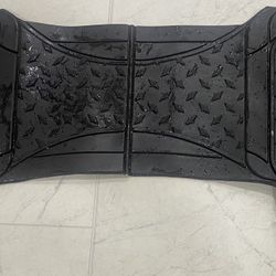 Black Diamond Design Back Seat Floor Car Mat