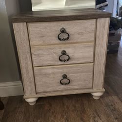 Ashley Nightstands And Tall Dresser
