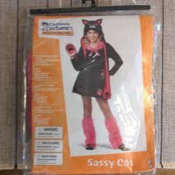 Sassy Cat children's Halloween costume.