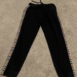 Men’s Burberry Side Logo Sweatpants