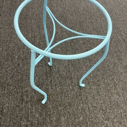 Blue plant stand 