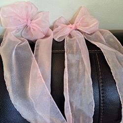 Moños  En Organza,  Para Sus Decoraciones 