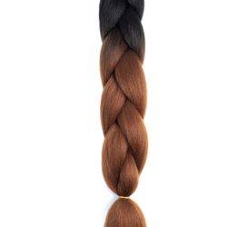 Ombre Jumbo Braiding Hair Extension 24 Inch ( 3 Packs)