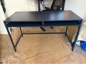 IKEA Navy Alex Desk (DRAWERS INCLUDED)