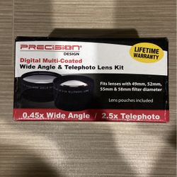 Wide Angle & Telephoto Lens Kit