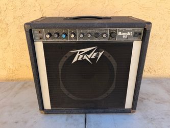 Vintage Peavey Bandit 65 Solo Series Electric Guitar Amplifier Scorpion Speaker