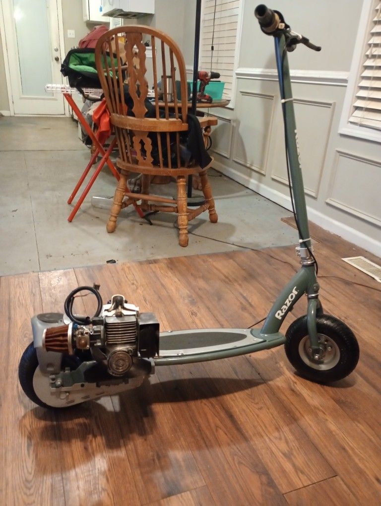 Custom Gas Scooter