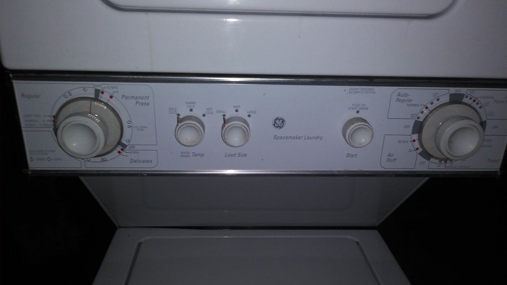 GE Spacesaver stackable washer and dryer for Sale in Fresno, CA OfferUp