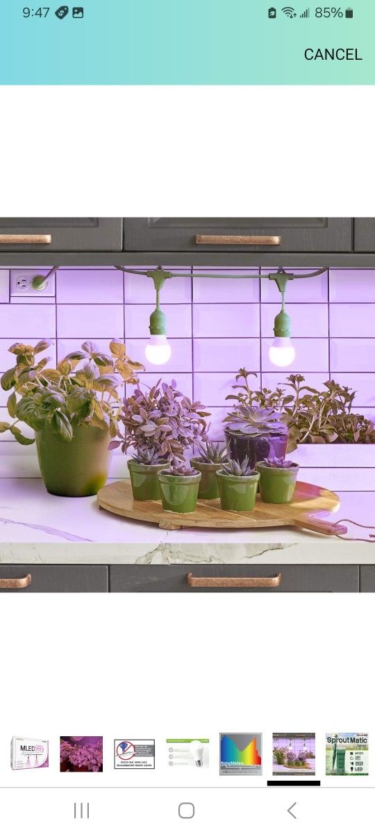 4 Pack Miricle LED Grow Light Kit $100