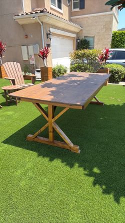 Outdoor Table Wooden Excellent Condition