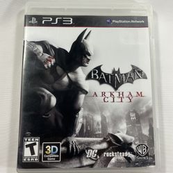 Batman: Arkham City Sony PlayStation 3 2011 Complete with Manual Tested
