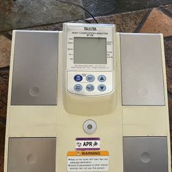 Tanita Body Comp Analyzer BF-350 Heavy Duty Bathroom Scale Workout Equipment 