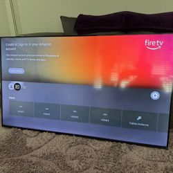 TCL - 55” TV and Hisense Sound Bar