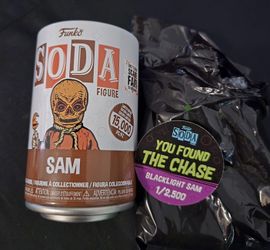 Funko Soda Pop Sam Chase Blacklight Trick R Treat Horror Figure
