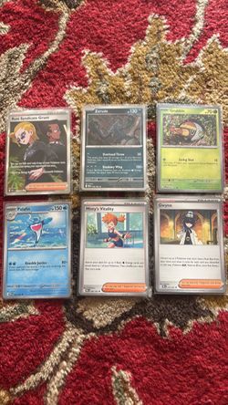Pitch Black Pokemon group cards