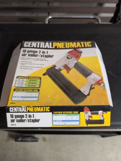 18 Gauge 2-in-1 air/ nailer stapler