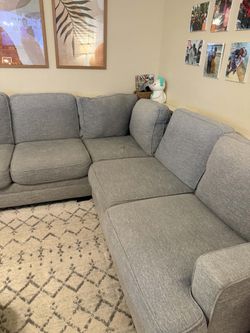 2 pc sectional living spaces josephine