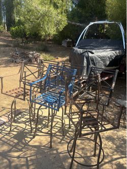 6 Chairs Available - Steel