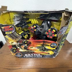 R/C Air Hogs Battle Tracker Heli Robot Helicopter Remote Control NEW