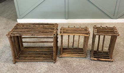 Rustic Shelving/ Storage Boxes 