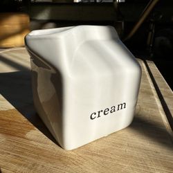 Crate & Barrel Ceramic Creamer