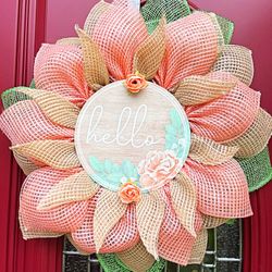 Hello Welcome Wreath 