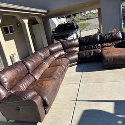 Leather Sectional Couch