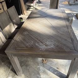 Farmhouse kitchen table