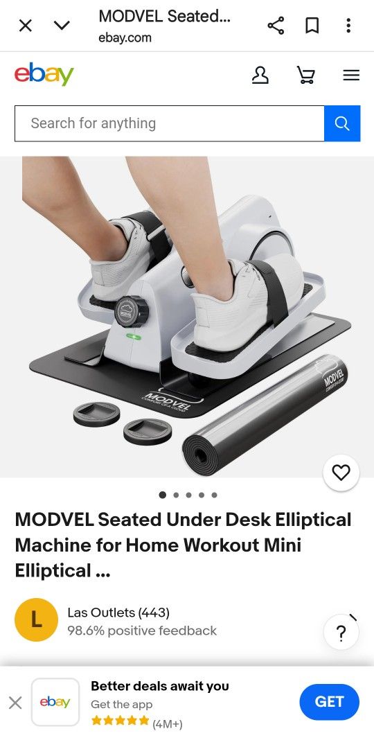 Modvel Seated Mini Elliptical New