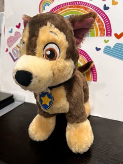 PAW PATROL CHASE - BUILD A BEAR 14 INCH PLUSH