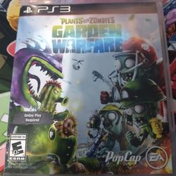 Plants VS Zombies Garden Warfare Playstation 3/PS3 (Read Description)