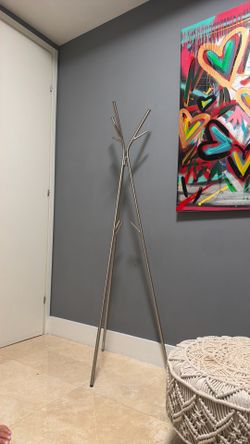 Freestanding Metal Coat Rack