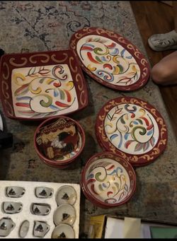 Set Of 4 Ceramic Better Homes Dish Set 