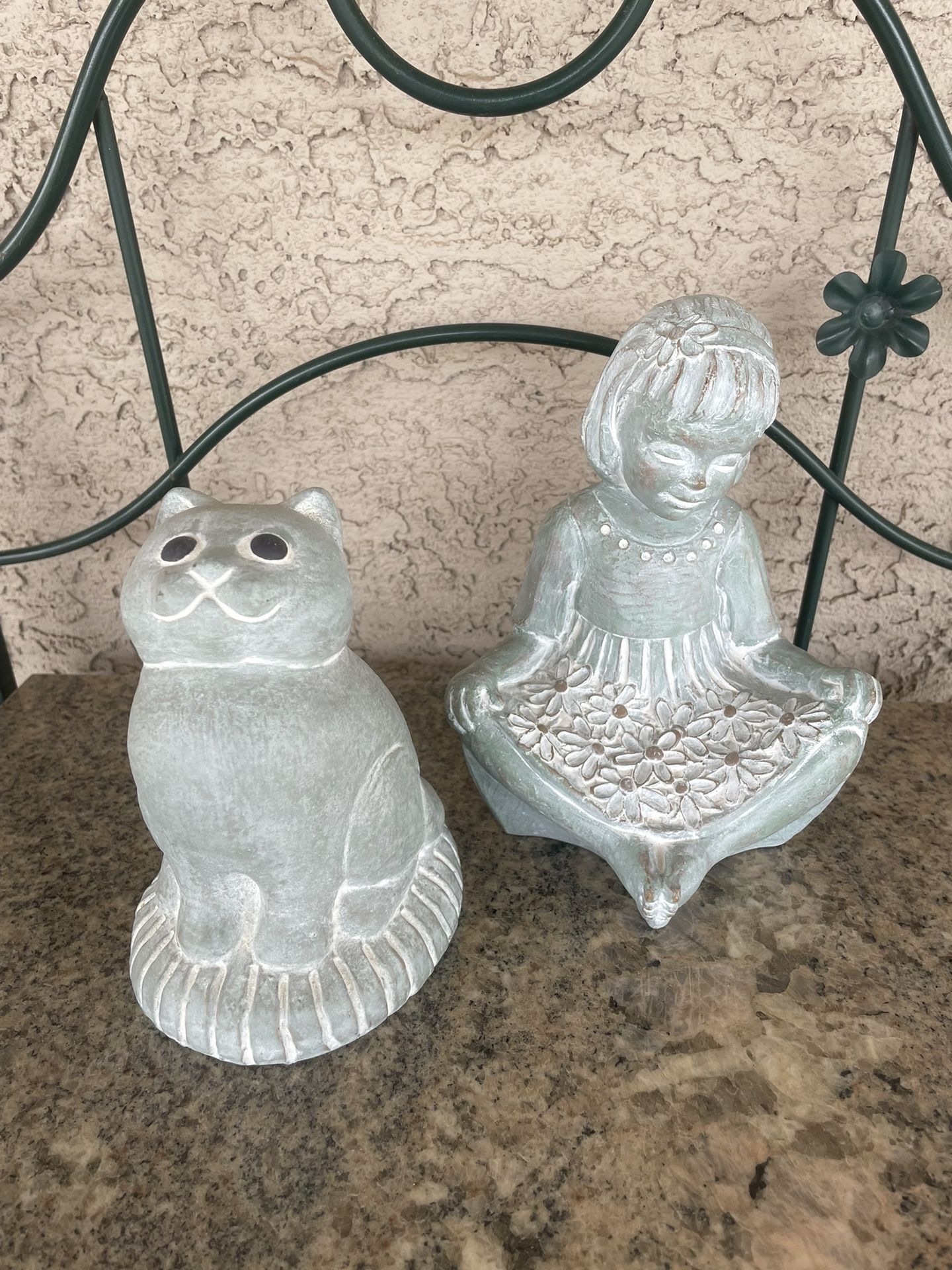 Isabel Bloom Figurine Sculptures Cast Concrete Selling Together