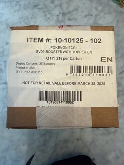 Journey Together Booster Box Case Sealed 6 Booster Boxes!!!
