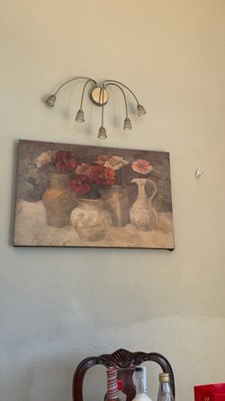 Cute flower canvas