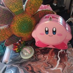 Vintage Kirby Lunch Tin Tote Circa 1992 In Good Condition 